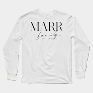 Marr Family EST. 2020, Surname, Marr Long Sleeve T-Shirt
